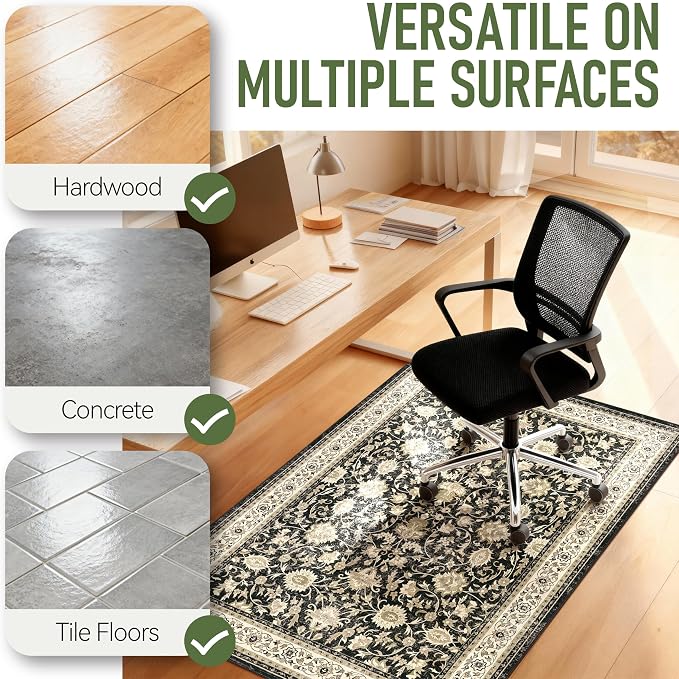 48"x60" Office Chair Mat for Hardwood, Under Desk Chair Mat for Home Office - Image 4