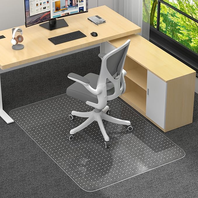 Office Chair Mat for Low Pile Carpet by MZLCDW