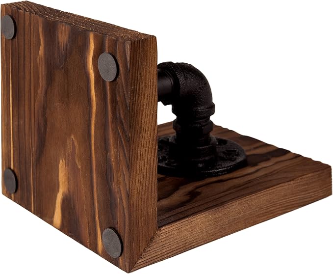 MyGift Book Ends, Decorative Bookends, Heavy Duty Book Holders - Image 5