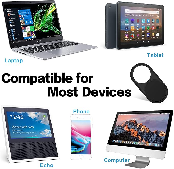 imluckies Laptop Camera Cover Slide, 0.023 inch Ultra-Thin Design, Invisible - Image 3