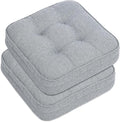 GOFORIT Chair Cushions Set of 2, Tufted Shredded Memory Foam Chair Pads by Unknown