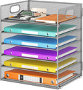 6 Tray Paper Organizer Letter Tray by Lavatino
