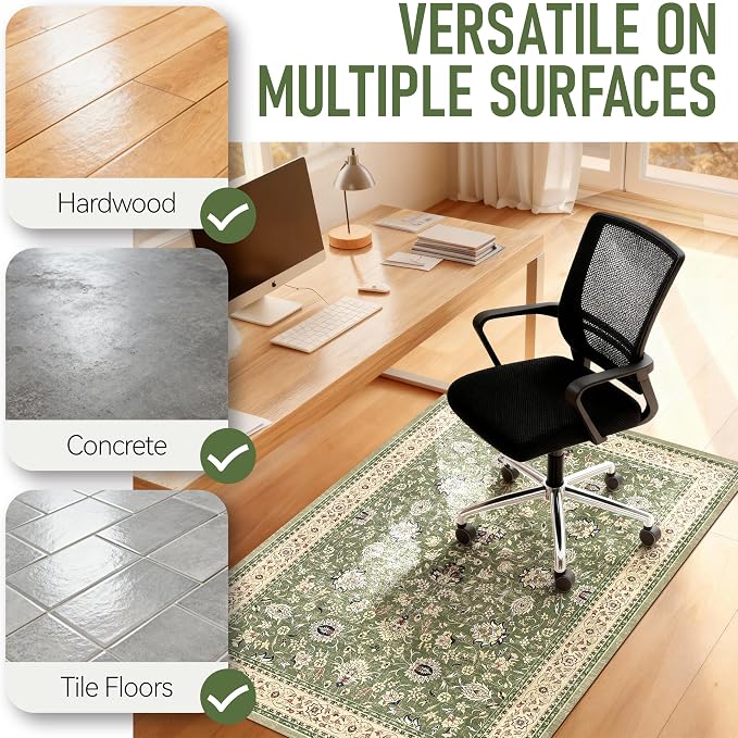 36"x48" Office Chair Mat for Hardwood, Under Desk Chair Mat for Home Office - Image 5