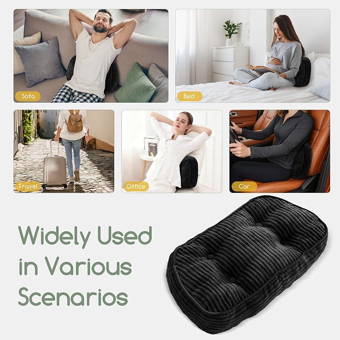 HIGOGOGO Lumbar Support Pillow for Recliner Chair/Accent Chair/Couch/Office - Image 6