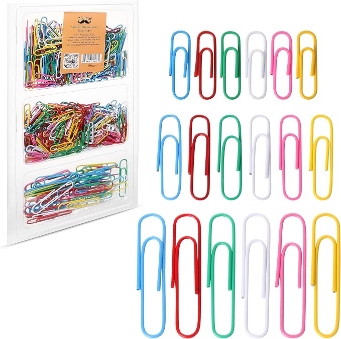 Mr. Pen- Paper Clips, 450 Pack, Paper Clips Assorted Sizes - Image 3
