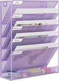 EasyPAG 5 Tier Wall File Holder, Mesh Hanging Folder Organizer by EasyPAG