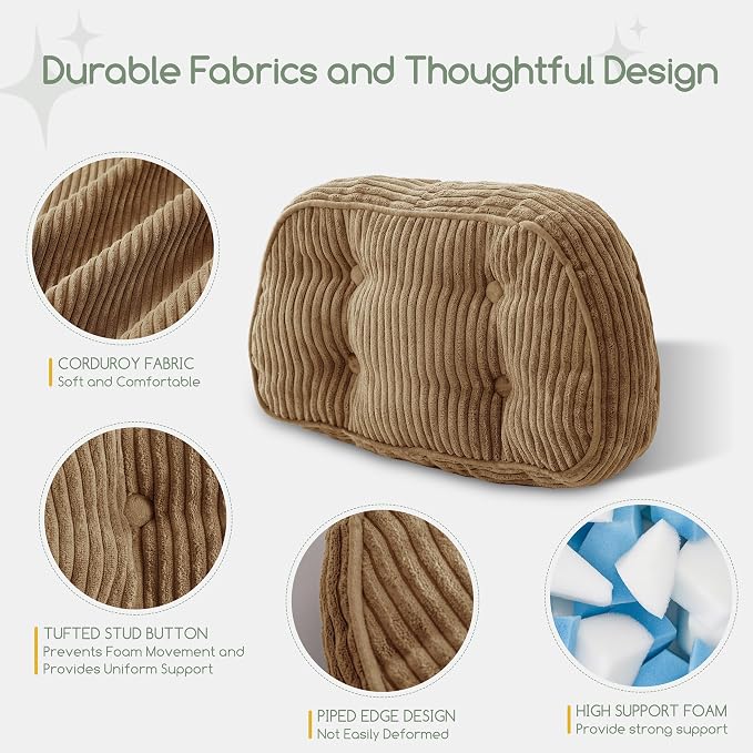 HIGOGOGO Lumbar Support Pillow for Recliner Chair/Accent Chair/Couch/Office - Image 4