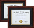 ELSKER&HOME 8.5x11 Diploma Frame Coffee Color by ELSKERHOME