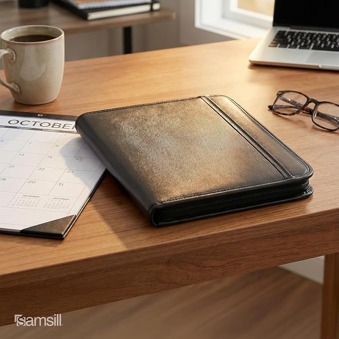 Samsill Professional Padfolio, Faux Leather Junior Portfolio - Image 9