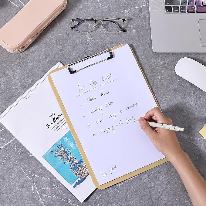 Mr. Pen- Plastic Clipboard, 12.5" x 9", 2 Pack | Petal Glow Clipboard Plastic - Image 7