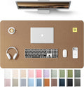 YSAGi Leather Desk Protector, Office Mat, Large Mouse Mat, Non-Slip PU Leather by YSAGi