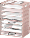 DALTACK 9-Tier Paper Organizer for Desk, Mesh Letter Tray Desk Organizer by DALTACK