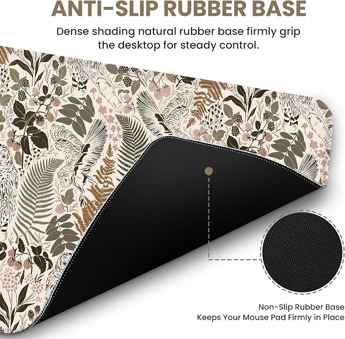 Large Mouse Pad for Desktop, Cute Desk Mat Pad Protector for Work & Gaming - Image 3