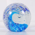 Qianwei Ocean Waves Hand Blown Glass Decor Crystal Ball Sea Figurines Gifts | by QianweiCrystal