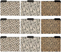 Steel Mill & Co. Set of 9 File Folders Decorative, Leopard | Thick Sturdy File by SteelMillCo