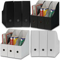 Simple Houseware 12-Pack Magazine File Holder Box, Foldable Cardboard Organizer by SimpleHouseware