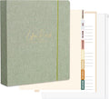Life Book Document Organizer Folio, End of Life Planner 3 Ring Binder by Ampleer