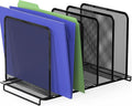Simple Houseware Expandable 5 Section Upright File Sorter Organizer by SimpleHouseware
