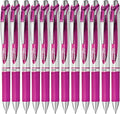 Pentel EnerGel RTX Retractable Liquid Gel Ink Pen, Medium line, Magenta Ink by PentelofAmerica