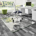 Koonmi Glass Chair Mat for Carpet, Tempered Glass 46"x60" Office Chair Mat by KOONMI