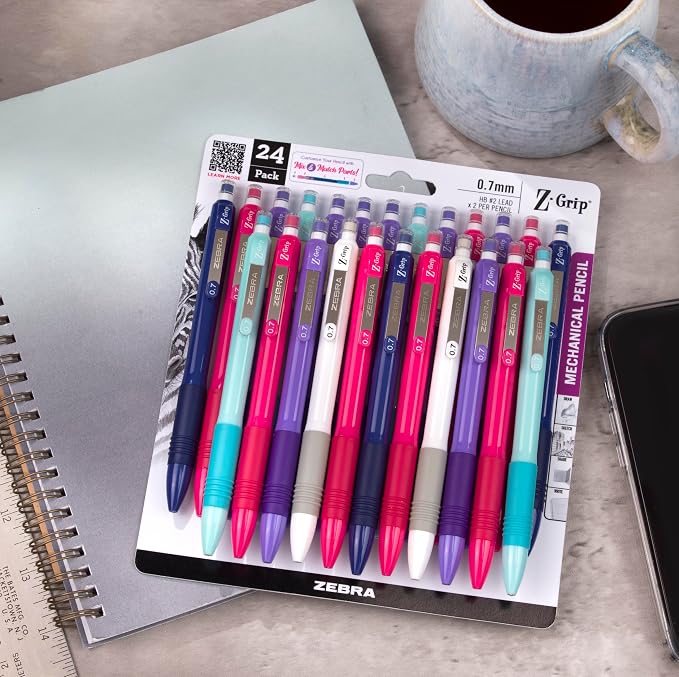 Zebra Pen, Z-Grip Mechanical Pencil, Smooth Writing, Latex-Free Grip, 0.7mm Lead - Image 3