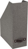 Bigso Box of Sweden Estelle Canvas Fiberboard Upright Magazine Storage Box by Bigso