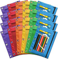 Pencil Pouch for 3 Ring Binder, Bulk 24 Pack 3-Holes Zipper Pencil Pouches in by Wearecommittedtotheresearchandproductionofhigh-qualitykidstoysschoolofficesuppliesandholidayproducts