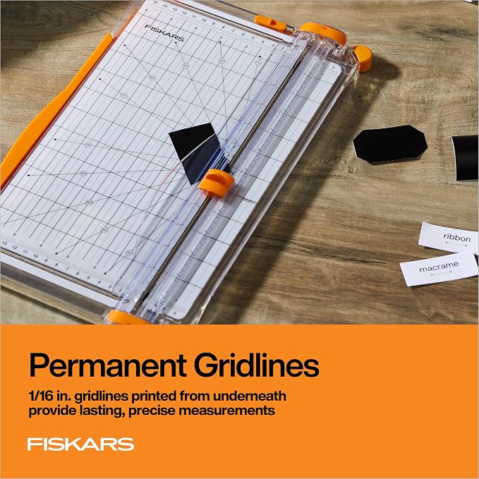 Fiskars Precision Paper Trimmer, Easy and Accurate Crafting Tool, Cuts Straight - Image 6
