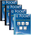 Better Office Products 12 Pocket Bound Presentation Book, 24 Sheet Protector by BetterOfficeProducts