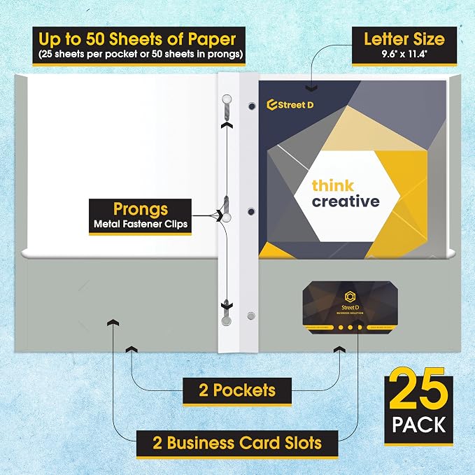 2 Pocket Portfolio Folders - Image 2