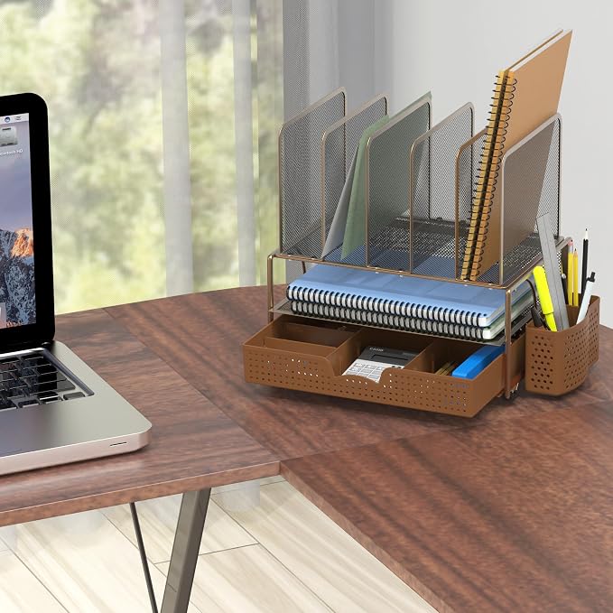 Simple Houseware Mesh Desk Organizer - Image 4
