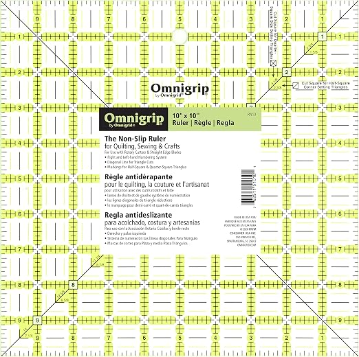 Omnigrid Omnigrip 10in Square Ruler - Image 2