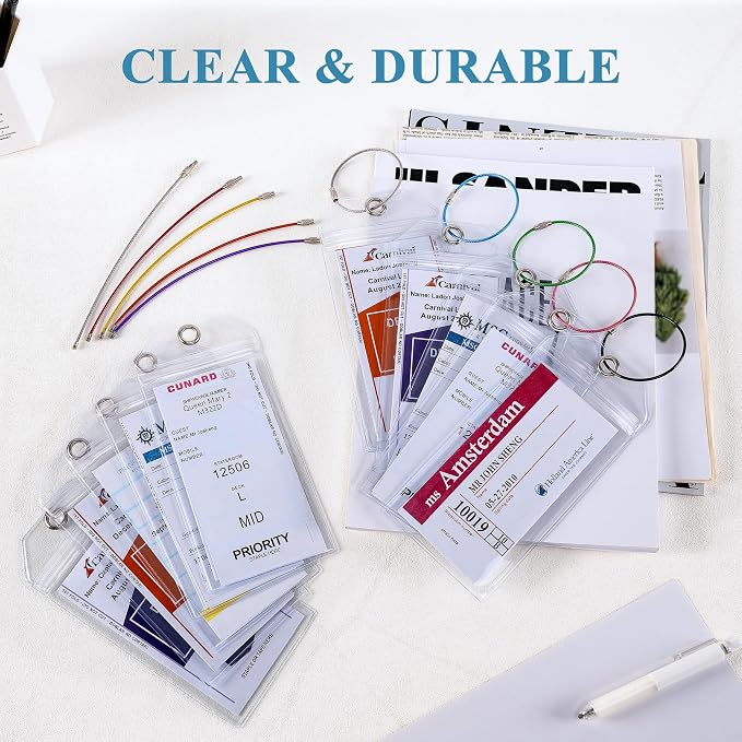 Cruise Luggage Tag Holders for Carnival, NCL Luggage Tags for Cruise Ship Must - Image 4