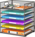 6 Tiers Letter Tray Paper Organizer by Lavatino