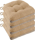 Non Slip Chair Cushions for Dining Chairs Set of 4 Kitchen Chair Cushions by FlyGulls