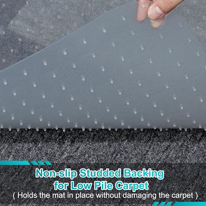 2 Pack Office Chair Mat for Carpets, Thick and Sturdy Carpet Protector - Image 3