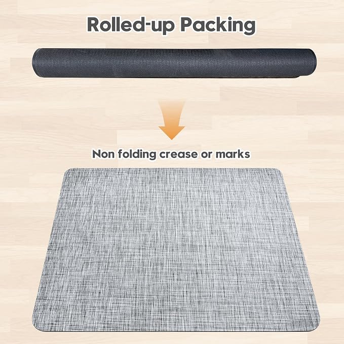 Sycoodeal Office Chair Mat for Hardwood & Tile Floor, Computer Gaming Chair Mat - Image 6