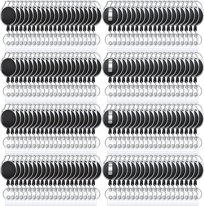 Honoson 170 Pcs Heavy Duty Retractable Badge Reels Batch ID Badge Holder by Honoson