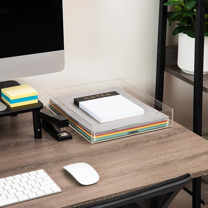 Mind Reader Paper Tray, Desktop Organizer, File Storage - Image 2