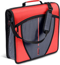 Case-it Mighty Zip Tab School Zipper Binder | 3-Inch O-Rings, 600-Sheet Capacity by Case-it
