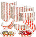 200 Pack Checkered 1/4Lb Paper Food Boat Trays Disposable Small Paper Boats by MotBach