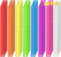 32 Pcs Clear Plastic Ruler 12 Inch, Rulers Bulk by Officygnet