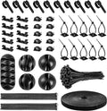 Cable Management Organizer Kit 2 Cable Sleeve Split by CHZHLI