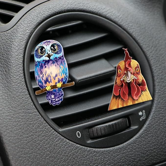 WIRESTER Fresh Scented Car Air Freshener Vent Clip, Decorative Accessories - Image 5