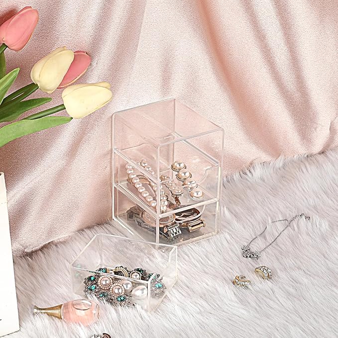 BTSKY 1 Pack Small Acrylic Storage Organizer - Image 7
