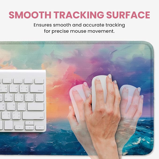 Large Mouse Pad for Desktop, Cute Desk Mat Pad Protector for Work & Gaming - Image 4