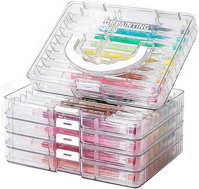 45 Colored Gel Pens Set, 0.6mm Fine Point by HysmmxHer