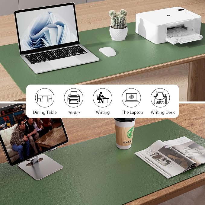 Aothia Faux Leather Desk Mat - Image 7