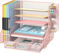 DALTACK Mesh Desk Organizer, 5-Tier Paper Letter Tray by DALTACK