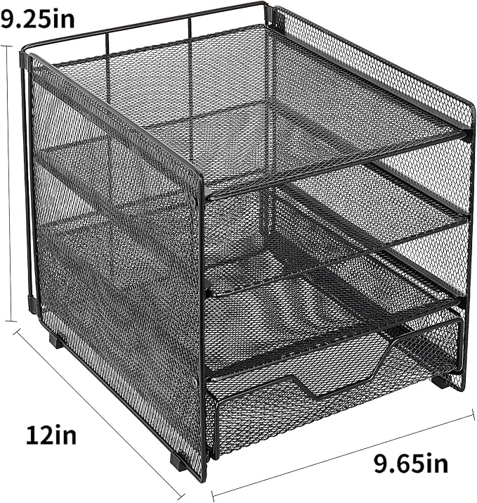 OPNICE Desk Organizers and Accessories, 4-Tier Desktop File Organizer - Image 2